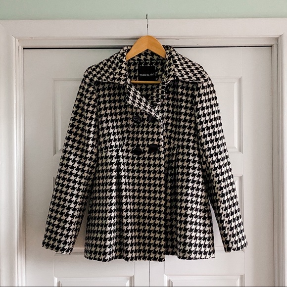 Mac & Jac Houndstooth Coat - Picture 2 of 5